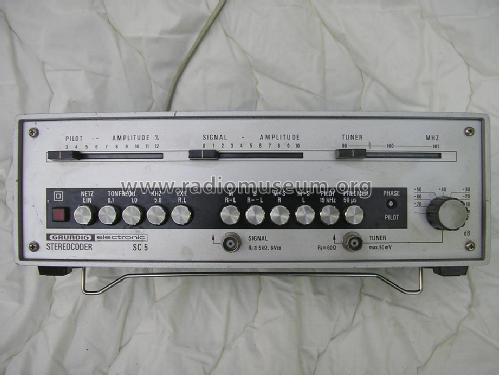 Stereocoder SC5; Grundig Radio- (ID = 1025567) Equipment