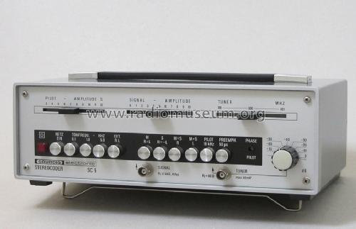 Stereocoder SC5; Grundig Radio- (ID = 1361010) Equipment