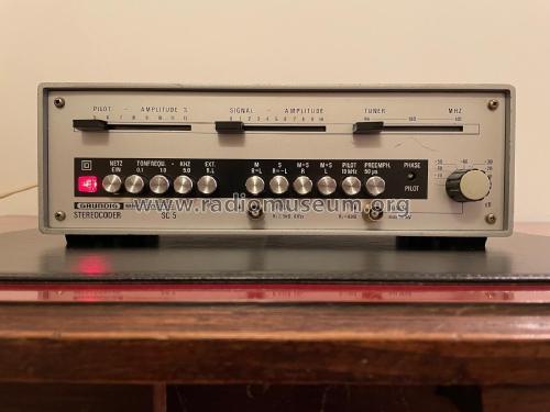 Stereocoder SC5; Grundig Radio- (ID = 2732390) Equipment
