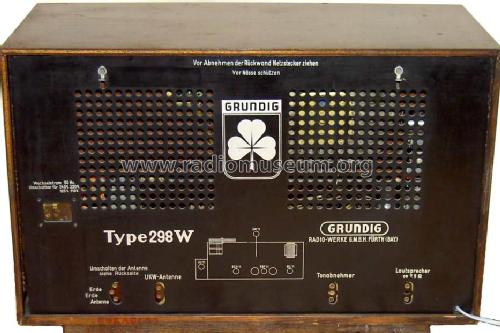 Super 298W; Grundig Radio- (ID = 688411) Radio