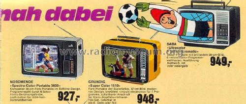 Super Color 1510; Grundig Radio- (ID = 1762703) Televisore