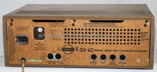 SV40; Grundig Radio- (ID = 626755) Ampl/Mixer