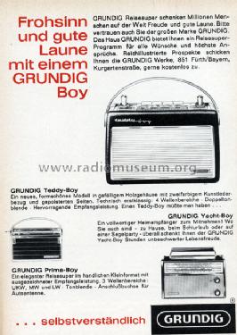 Teddy-Boy 203; Grundig Radio- (ID = 361436) Radio