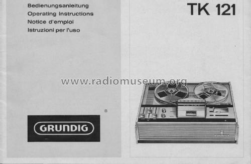 TK121; Grundig Radio- (ID = 2505437) Ton-Bild