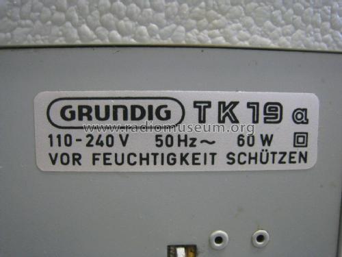 TK19; Grundig Radio- (ID = 2046310) R-Player