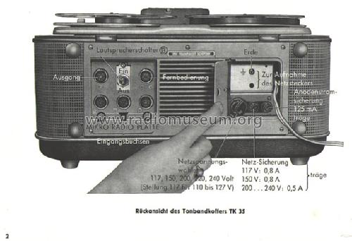 TK35; Grundig Radio- (ID = 697226) Ton-Bild