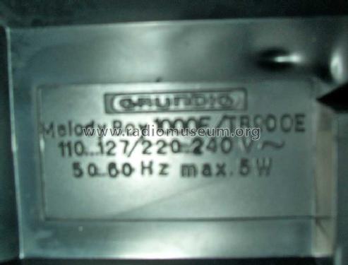 Transistor 900E Melody Boy 1000 E; Grundig Radio- (ID = 504785) Radio
