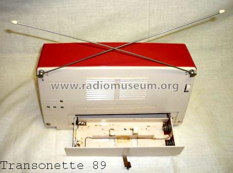 Transonette 89; Grundig Radio- (ID = 876287) Radio
