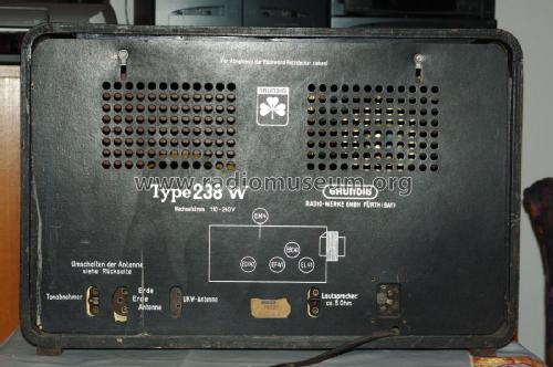 Type 238W / Super 238W; Grundig Radio- (ID = 2373755) Radio