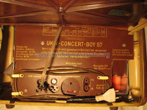 UKW-Concert-Boy 57; Grundig Radio- (ID = 1955840) Radio