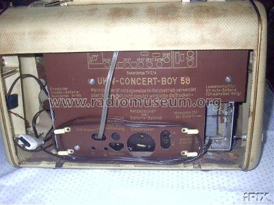 UKW-Concert-Boy 58; Grundig Radio- (ID = 15980) Radio