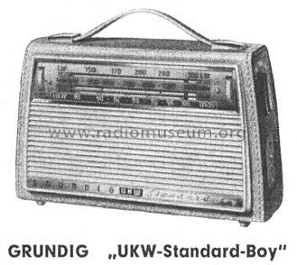 UKW-Standard-Boy 201; Grundig Radio- (ID = 112083) Radio