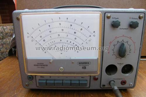 Universal-Röhrenvoltmeter RV2 6062; Grundig Radio- (ID = 1062372) Equipment