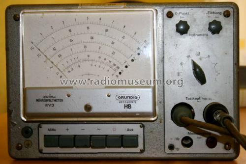 Universal-Röhrenvoltmeter RV3 52; Grundig Radio- (ID = 1704110) Equipment
