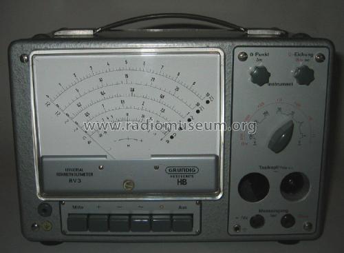 Universal-Röhrenvoltmeter RV3 52; Grundig Radio- (ID = 2604961) Equipment