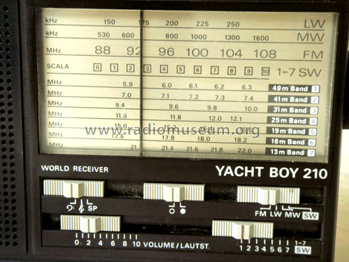Yacht-Boy 210; Grundig Radio- (ID = 539991) Radio
