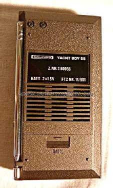 Yacht-Boy 55; Grundig Radio- (ID = 1126558) Radio