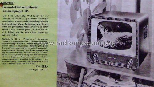 Zauberspiegel 336; Grundig Radio- (ID = 797654) Television