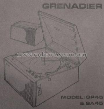 Grenadier Record Player GP45; Hacker Radio Ltd., (ID = 1770712) R-Player