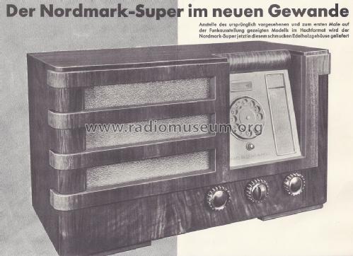 Nordmark-Super W; Hagenuk N&K, (ID = 1448161) Radio