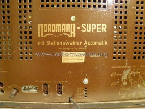 Nordmark-Super W; Hagenuk N&K, (ID = 2603317) Radio