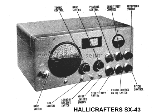 SX-43; Hallicrafters, The; (ID = 1396792) Amateur-R