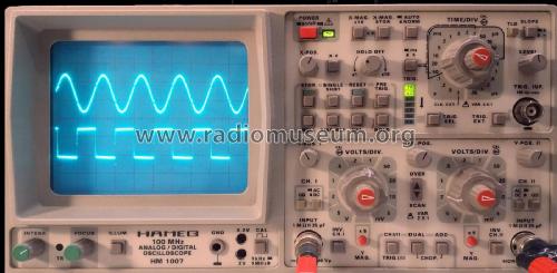 Analog- / Digital-Oscilloscope HM1007; HAMEG GmbH, (ID = 2975227) Equipment
