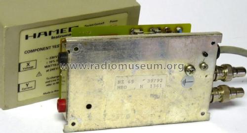 Component Tester HZ-65; HAMEG GmbH, (ID = 1733278) Equipment