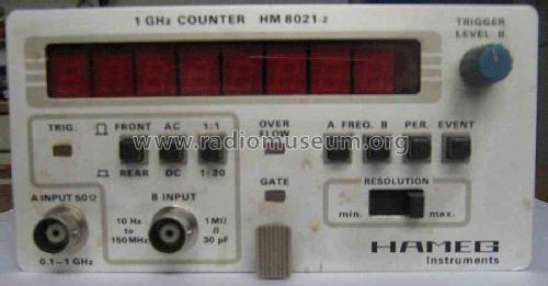 1GHz Counter HM8021-2; HAMEG GmbH, (ID = 456174) Equipment
