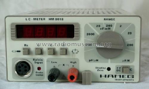 LC-Meter HM8018; HAMEG GmbH, (ID = 136803) Equipment
