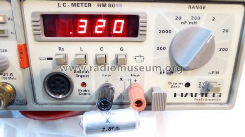LC-Meter HM8018; HAMEG GmbH, (ID = 2649414) Equipment