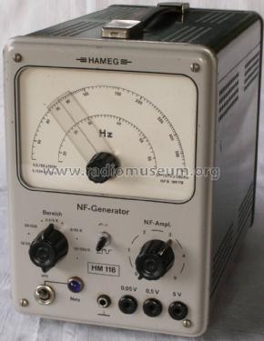 NF-Generator HM118; HAMEG GmbH, (ID = 1516356) Equipment