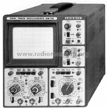 Oscilloscope HM705; HAMEG GmbH, (ID = 456227) Equipment