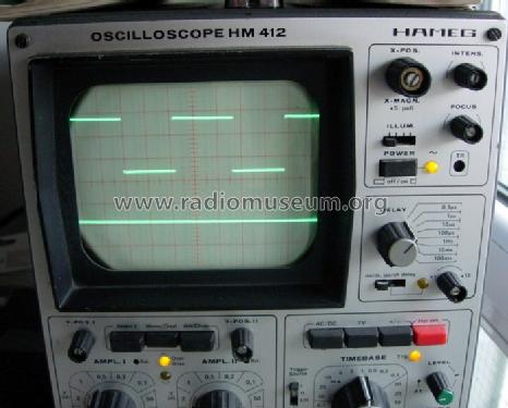 Oszillograph HM412-2; HAMEG GmbH, (ID = 1165444) Equipment