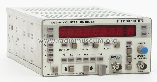 1,6GHz Counter HM8021-3; HAMEG GmbH, (ID = 1069764) Equipment