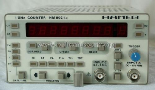 1,6GHz Counter HM8021-3; HAMEG GmbH, (ID = 136801) Equipment