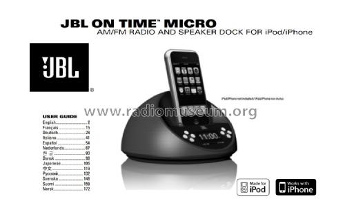 JBL On Time Micro ; Harman Kardon; New (ID = 1886347) Radio