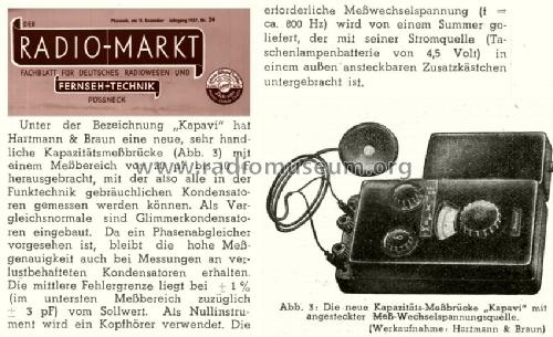 Kapavi ; Hartmann & Braun AG; (ID = 1520729) Equipment