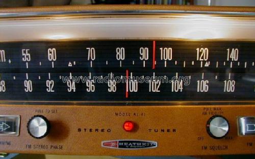 Stereo Tuner AJ-41; Heathkit Brand, (ID = 582122) Radio