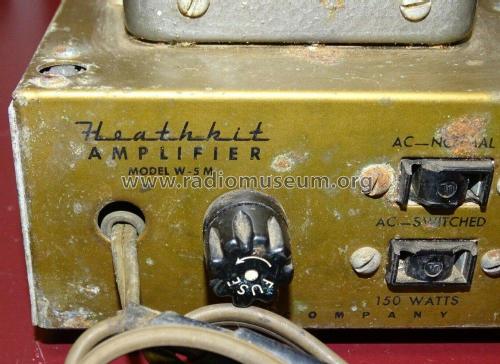 Amplifier W-5M; Heathkit Brand, (ID = 2716592) Ampl/Mixer