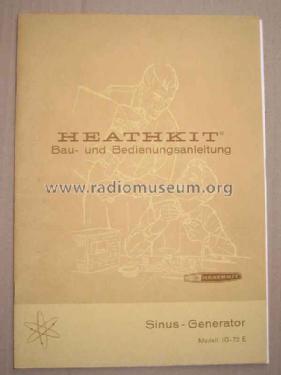 Audio Generator IG-72E; Heathkit Brand, (ID = 1417735) Equipment