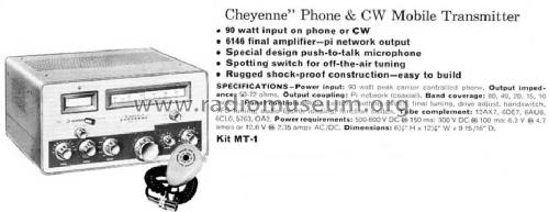 Cheyenne MT-1; Heathkit Brand, (ID = 655898) Amateur-T