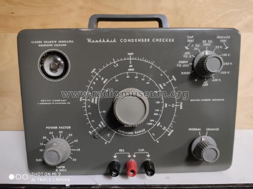 Condenser Checker C-3; Heathkit Brand, (ID = 2498282) Equipment