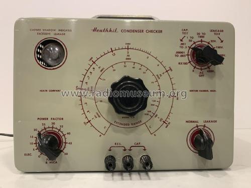 Condenser Checker C-3; Heathkit Brand, (ID = 2864280) Equipment