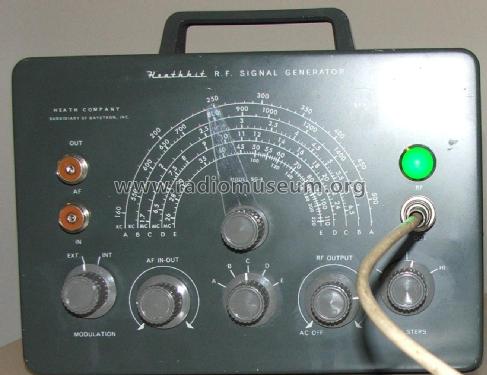 Signal Generator SG-8; Heathkit Brand, (ID = 1814069) Equipment