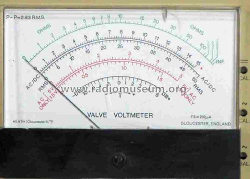 Vacuum Tube Voltmeter IM-28; Heathkit Brand, (ID = 588476) Equipment