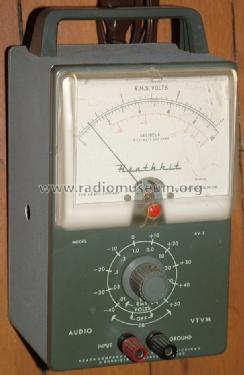 Audio VTVM AV-3; Heathkit Brand, (ID = 1462012) Equipment