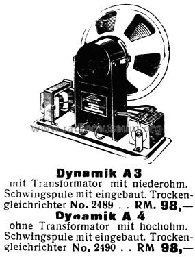 Dynamik A3; Hegra, Hekra, Marke, (ID = 1887253) Speaker-P