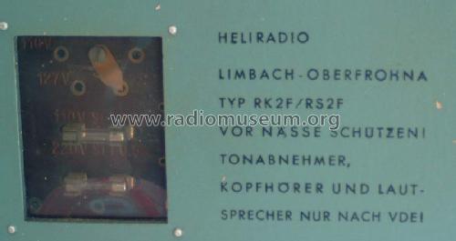 RK2F; Heli Gerätebau, (ID = 211625) Radio