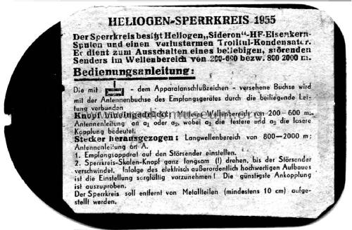Sideron-Sperrkreis 1955; Heliogen, Hermann (ID = 1783786) mod-past25